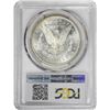 Image 3 : 1881-S $1 Morgan Silver Dollar Coin PCGS MS64 CAC Amazing Toning