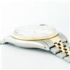 Image 9 : Rolex Men's Two Tone Mother Of Pearl Roman Oyster Perpetual Datejust Watch