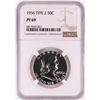 Image 1 : 1956 Type 2 Proof Franklin Half Dollar Coin NGC PF69