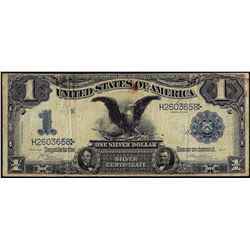 1899 $1 Black Eagle Silver Certificate Note