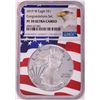 Image 1 : 2019-W $1 Proof American Silver Eagle Coin NGC PF70 Ultra Cameo Congratulations Flag