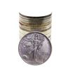 Image 1 : Roll of (20) Brilliant Uncirculated 1991 $1 American Silver Eagle Coins