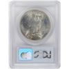 Image 2 : 1934 $1 Peace Silver Dollar Coin PCGS MS65