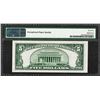 Image 2 : 1934B $5 Silver Certificate STAR Note Fr.1652* PMG Gem Uncirculated 65EPQ