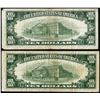 Image 2 : Lot of (2) 1953 $10 Silver Certificate Notes