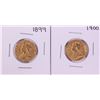 Image 1 : Lot of 1899-1900 Great Britain Sovereign Gold Coins