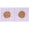 Image 2 : Lot of 1899-1900 Great Britain Sovereign Gold Coins