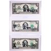 Image 1 : Lot of (3) 2003A $2 Federal Reserve Notes Uncirculated in Cases