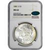 Image 2 : 1881-S $1 Morgan Silver Dollar Coin NGC MS62 CAC Amazing Toning