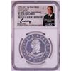 Image 1 : 1792-2017 Half Disme 1 oz. Silver Medal NGC PF70 W/Edmund C. Moy Signature