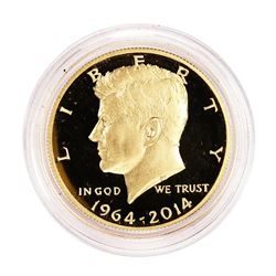 2014-W Proof Kennedy 50th Anniversary Commemorative Gold Coin