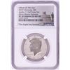 Image 1 : 2019-S Proof Kennedy Half Dollar Coin NGC PF70 Enhanced Reverse Apollo Moon Releases