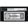 Image 2 : 1929 10 Unit American Bank Note Co. "Test Note" PMG Gem Uncirculated 65EPQ