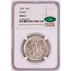 Image 1 : 1937 Texas Independence Centennial Commemorative Half Dollar Coin NGC MS65 CAC