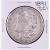 Image 1 : 1891-CC $1 Morgan Silver Dollar Coin