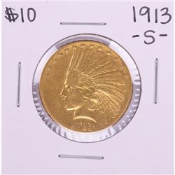 1913-S $10 Indian Head Eagle Gold Coin