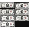 Image 1 : Lot of (7) 1953B/C $2 Legal Tender Notes