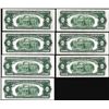 Image 2 : Lot of (7) 1953B/C $2 Legal Tender Notes