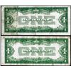 Image 2 : Lot of 1928A & 1928B $1 Funnyback Silver Certificate Notes