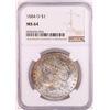 Image 1 : 1884-O $1 Morgan Silver Dollar Coin NGC MS64 Great Toning