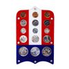 Image 2 : Lot of 1954-1956 (5) Coin Proof Sets in Shield