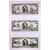 Image 1 : Lot of (3) 2003A $2 Federal Reserve Notes Uncirculated in Cases