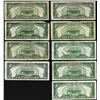 Image 2 : Lot of (9) 1934/A/B/C $5 Silver Certificate Notes