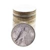 Image 2 : Roll of (20) Brilliant Uncirculated 1923 $1 Peace Silver Dollar Coins