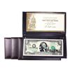 Image 1 : Lot of (4) 2003A $2 Federal Reserve Notes Uncirculated in Leather Envelope