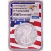 Image 1 : 2019-W $1 Proof American Silver Eagle Coin NGC PF70 Ultra Cameo Congratulations Flag