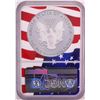 Image 2 : 2019-W $1 Proof American Silver Eagle Coin NGC PF70 Ultra Cameo Congratulations Flag