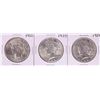 Image 1 : Lot of 1922-1924 $1 Peace Silver Dollar Coins
