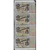 Image 1 : Uncut Sheet of (4) State of Louisiana Baby Bond Obsolete Notes