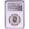 Image 1 : 2019-S Proof Kennedy Half Dollar Coin NGC PF70 Enhanced Reverse Apollo Moon Releases