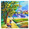 Image 1 : Yana Rafael "A Park In Paris" Original Acrylic On Canvas