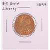 Image 1 : 1899 $5 Liberty Head Half Eagle Gold Coin
