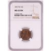 Image 1 : 1917-D Lincoln Wheat Cent Coin NGC MS63BN
