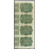 Image 2 : Uncut Sheet of (4) State of Louisiana Baby Bond Obsolete Notes