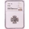 Image 1 : 1950 Proof Roosevelt Dime Coin NGC PF68