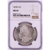 Image 1 : 1878-S $1 Morgan Silver Dollar Coin NGC MS63