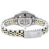 Image 9 : Rolex Ladies Two Tone MOP Diamond & Sapphire Oyster Perpetual Datejust Watch