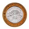 Image 2 : .999 Fine Silver Treasure Island Las Vegas, Nevada $10 Limited Edition Gaming Token