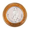 Image 1 : .999 Silver Pioneer Hotel & Gambling Hall $10 Casino Limited Edition Gaming Token
