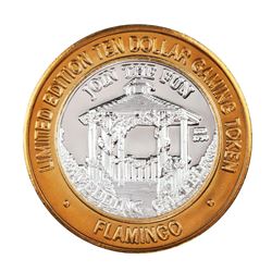 .999 Fine Silver Flamingo Casino Las Vegas, NV $10 Limited Edition Gaming Token
