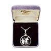 Image 1 : 1987 Disney Pendant & Chain Steamboat Willie 1/4 oz .999 Fine Silver Medal