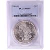 Image 1 : 1881-S $1 Morgan Silver Dollar Coin PCGS MS65