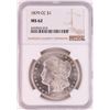 Image 1 : 1879-CC $1 Morgan Silver Dollar Coin NGC MS62