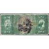 Image 2 : 1875 $1 National Bank of Milford, MA CH# 2275 National Currency Note