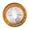 Image 1 : .999 Silver Fitzgerald's Casino & Hotel Reno, NV $20 Limited Edition Gaming Token
