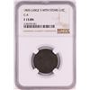 Image 1 : 1805 Large 5 With Stems C-4 Draped Bust Half Cent Coin NGC F15 BN